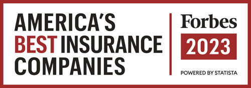 Forbes 2023 Best Insurance Companies Badge