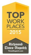 top place to work ribbon 2015