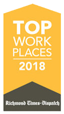 top place to work ribbon 2018