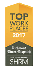 top place to work ribbon 2017