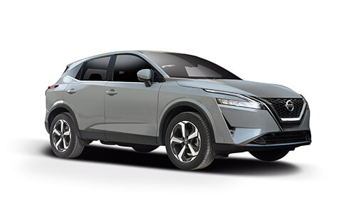 Example of a gray four door Nissan crossover SUV shown with Nissan auto insurance